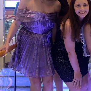 Fun purple ASOS dress